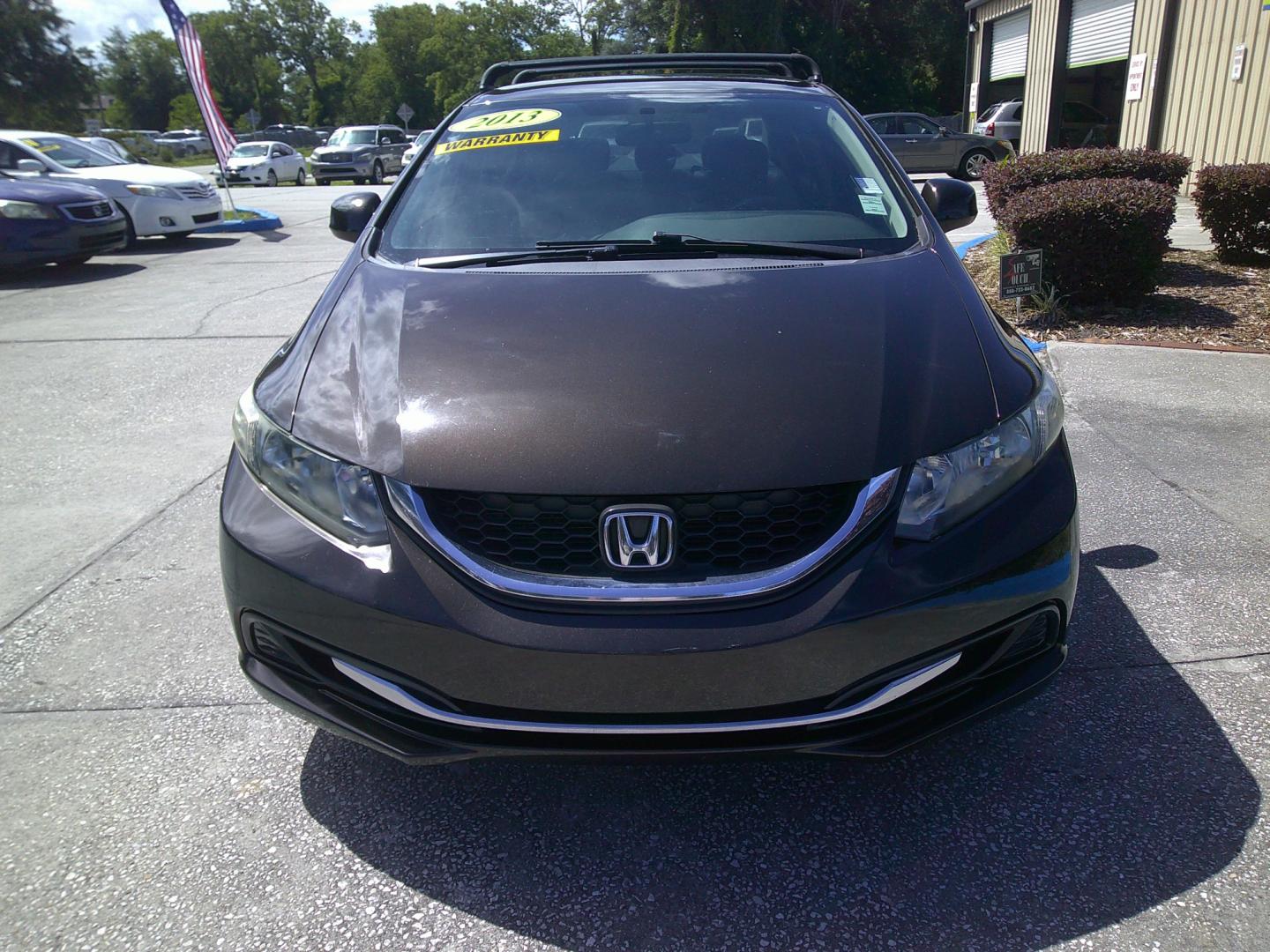 2013 GRAY HONDA CIVIC LX (19XFB2F53DE) , located at 1200 Cassat Avenue, Jacksonville, FL, 32205, (904) 695-1885, 30.302404, -81.731033 - Photo#0